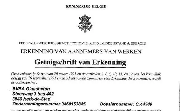 Glansbeton is een erkende aannemer voor gepolierde betonvloeren.