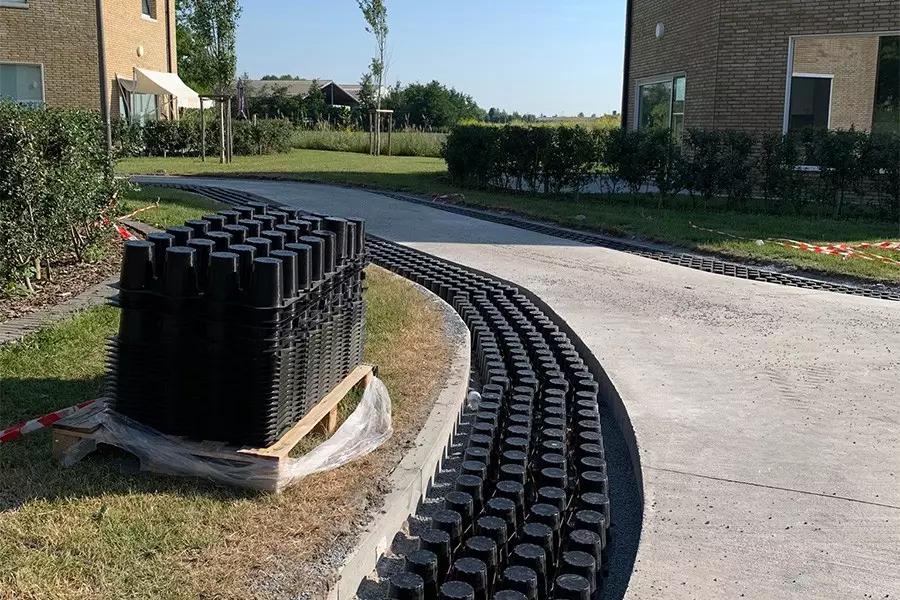Voorbereiding van een gebogen rand